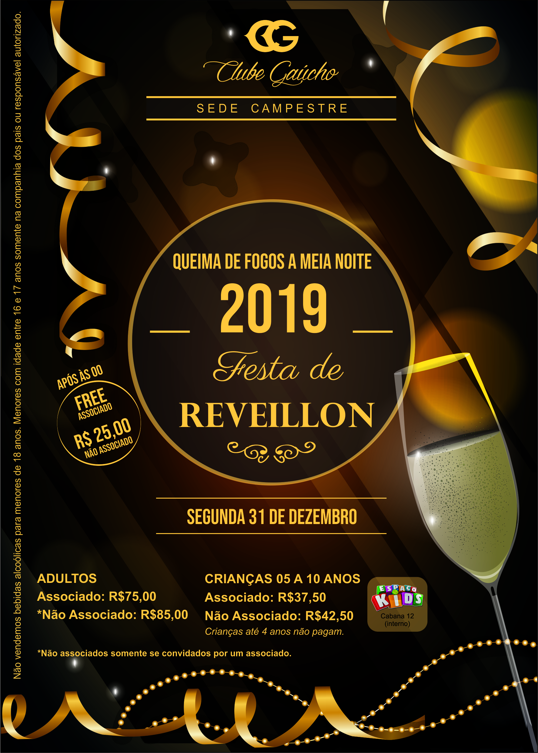 Abertas as reservas para o Reveillon 2018 do CG