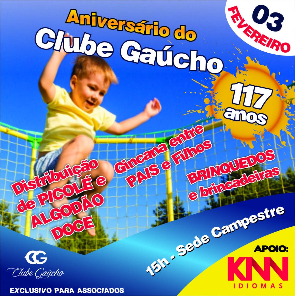 Festa De Aniversário - 115 Anos Do Clube Gaúcho - Notícias