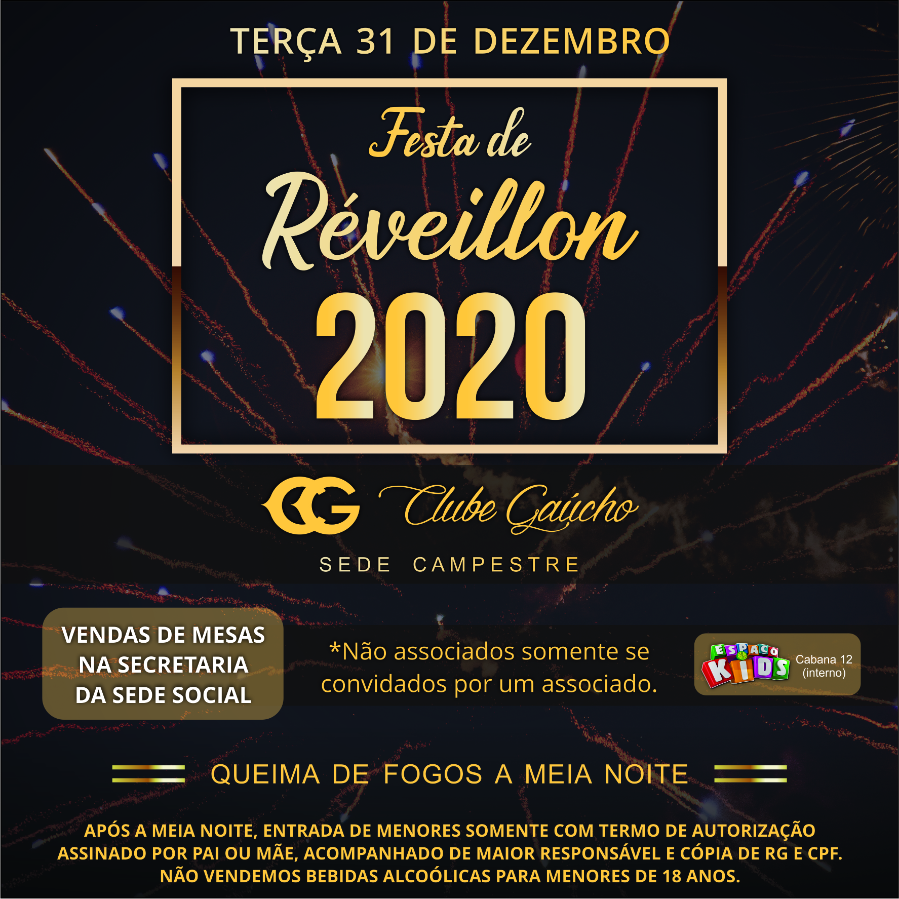 Réveillon 2020 – Sede Campestre