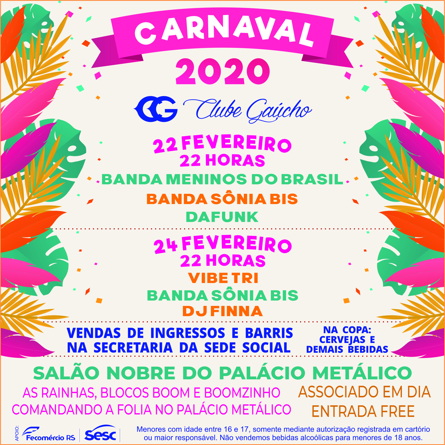 Carnaval 2020 Clube Gaúcho