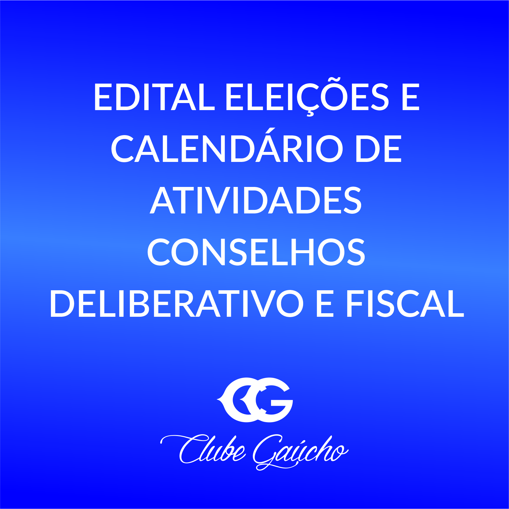 Edital e Calendário de Atividades