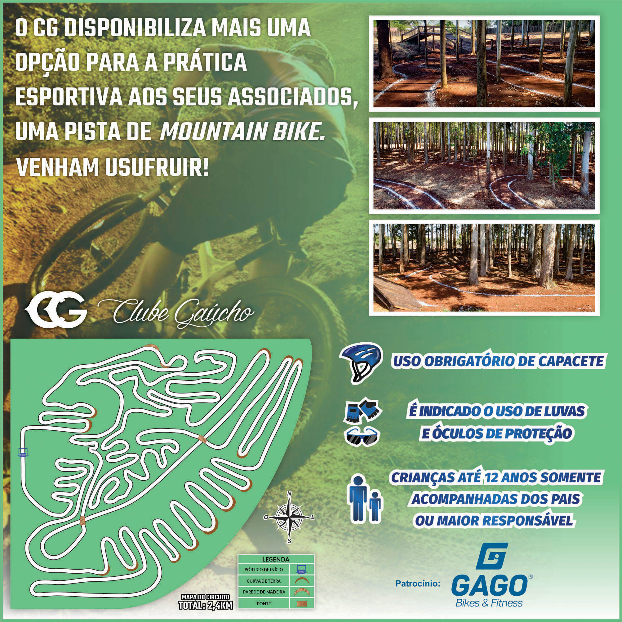 Novidade na Sede Campestre!