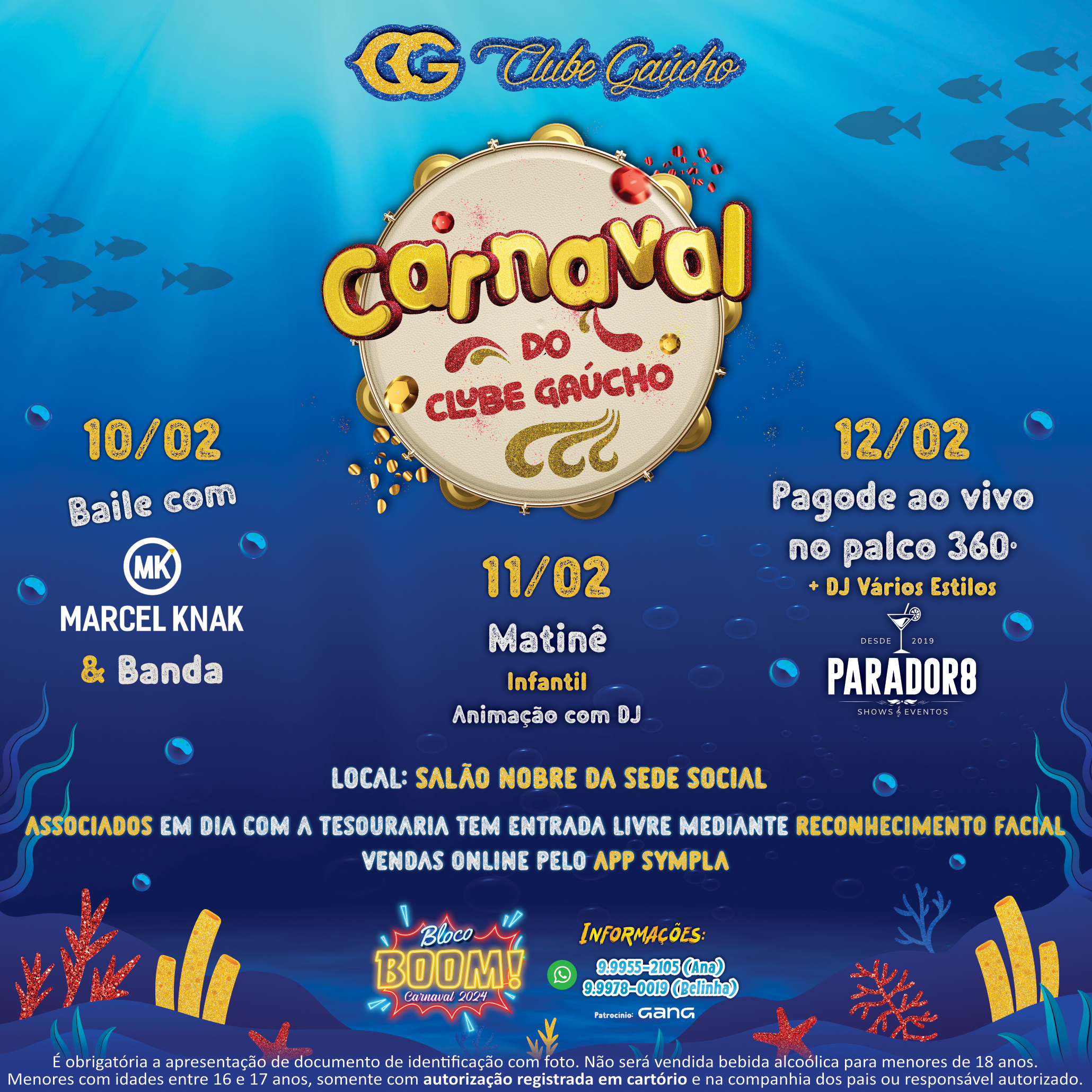 Carnaval 2024 do Clube Gaúcho!
