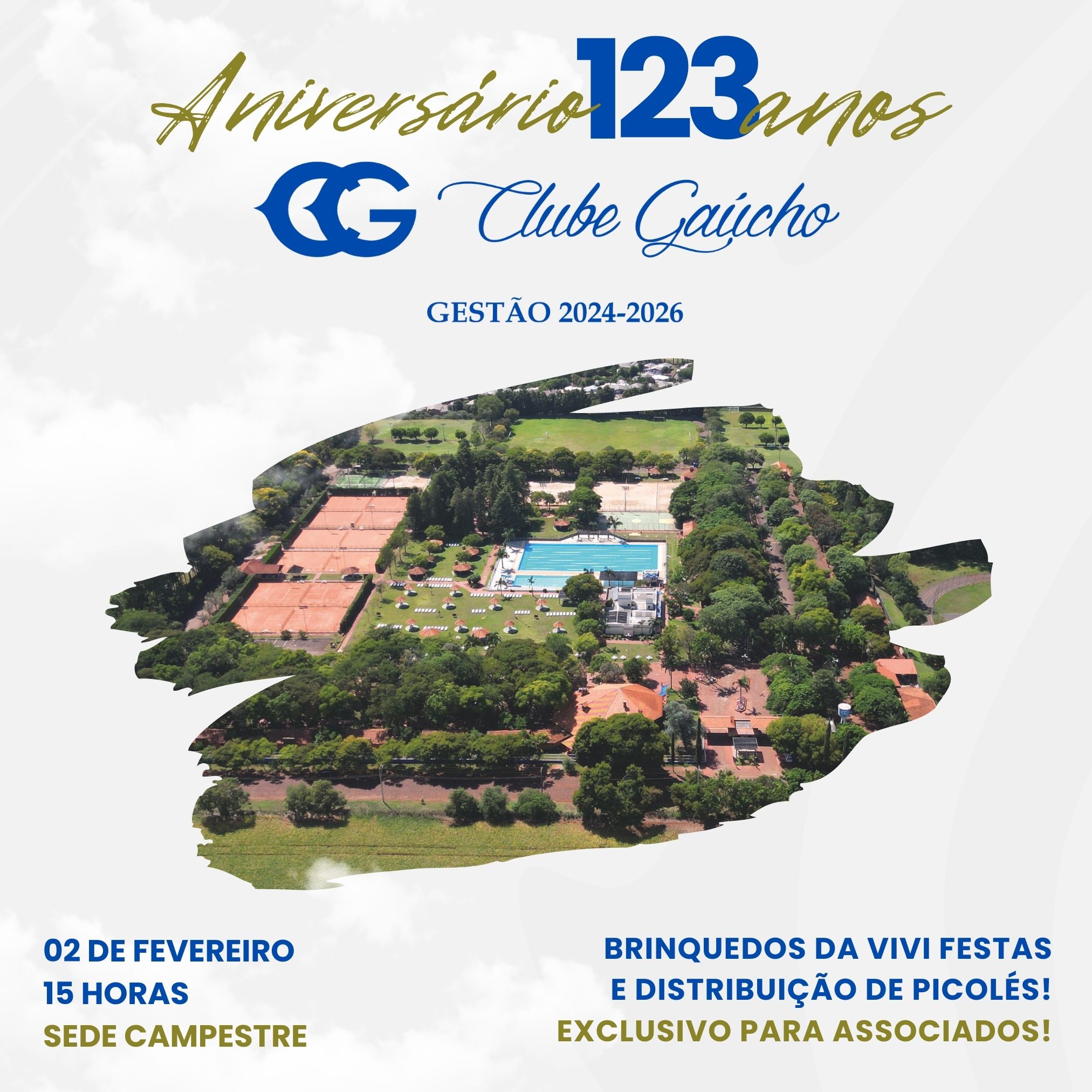 Aniversário Clube Gaúcho 123 Anos